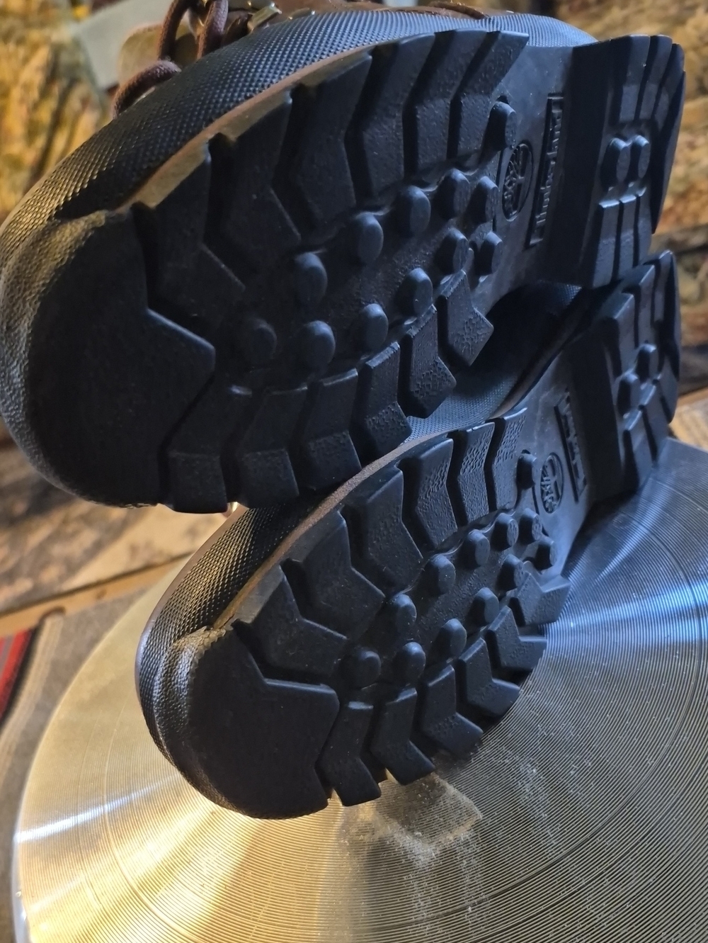 Timberland's Euro Hiker boots. Metal Hardware. Womens Sz.8M. brown Leather (#) - Picture 9 of 13